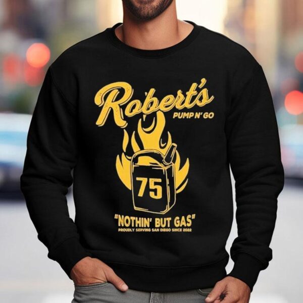 Robert Surez San Diego Padres Robert’s Pump N’ Go Nothin’ But Gas Dead Friar Society Shirt