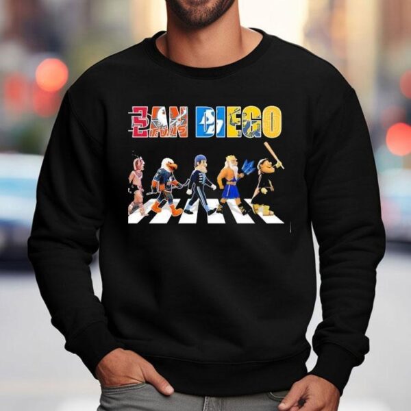 San Diego Sports Team Mascot Abbey Road Shirt