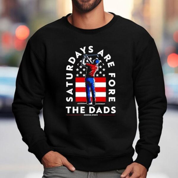 Saturdays Are For The Dads Golfer Usa Pocket Shirt