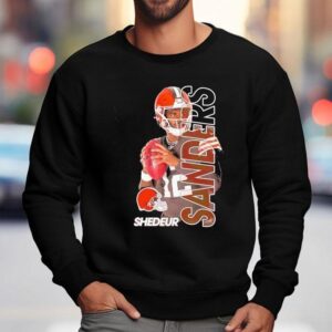 Shedeur Sanders Cleveland Browns Football Graphic Sweatshirt