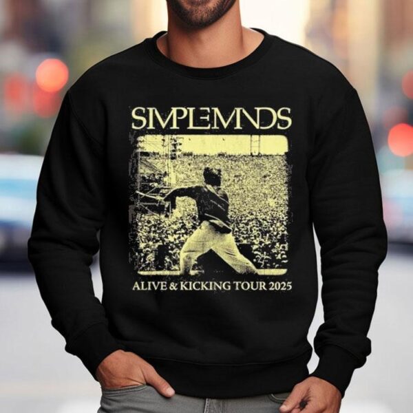 Simple Minds Alive And Kicking Tour 2025 Shirt