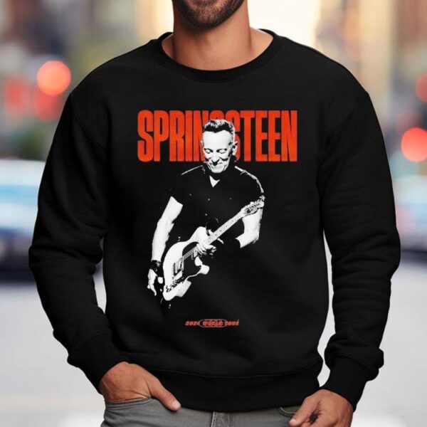 Springsn The E-street Band 2024 World Tour Guitar Shirt