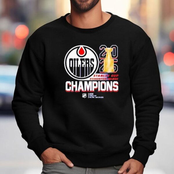 Stanley Cup Final 2025 Champions Edmonton Oilers Shirt