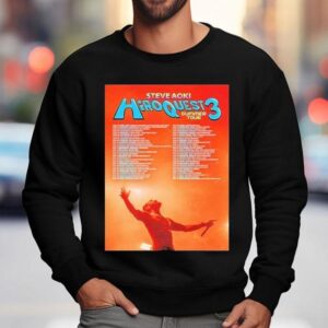Steve Aoki Hiroquest Summer Tour Dates With Red Stage Lights In Las Vegas Rome Ibiza And More Cities Worldwide Sweatshirt