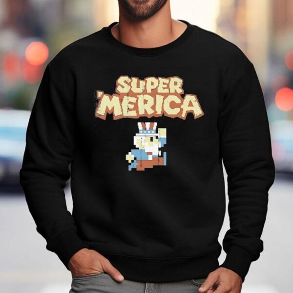 Super ‘merica Uncle Sam Pixel Shirt