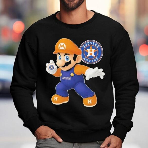 Super Mario Bros X Houston Astros Shirt
