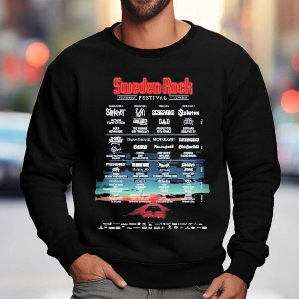 Sweden Rock Festival In Slvesborg Sweden On June 4-7 2025 Shirt