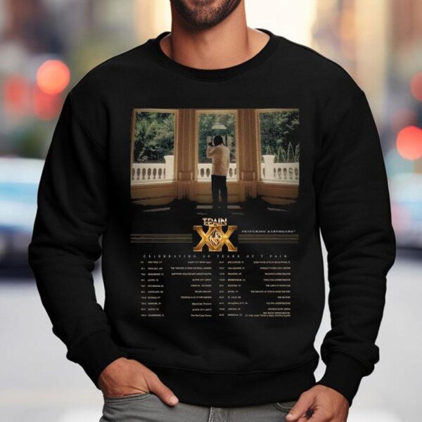 T-pain Xx Celebrating 20 Years Of T-pain Music Show At White Oak Music Hall On October 21 2025 Tour Dates Shirt