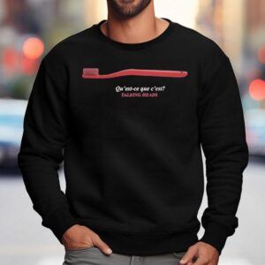 Talking Heads Qu Est Ce Que C Est Toothbrush Sweatshirt