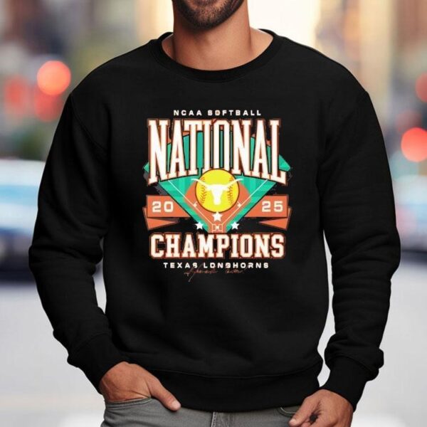 Texas Longhorns Ncaa Softball 2025 National Champs Shirt
