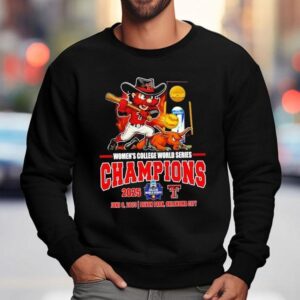 Texas Tech Red Raiders Women S College World Series Champions Masco Sweatshirt