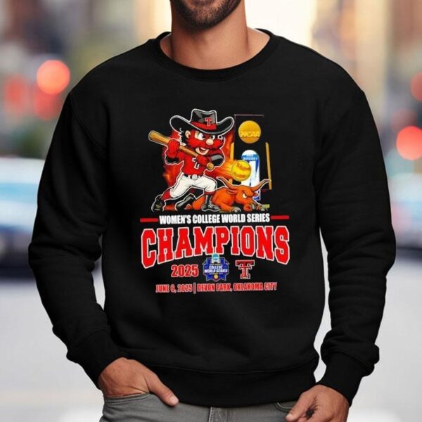 Texas Tech Red Raiders Women’s College World Series Champions 2025 Mascot Shirt