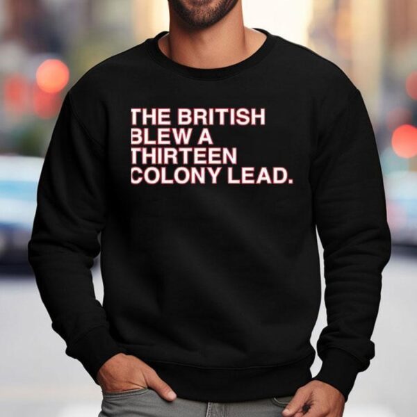 The British Blew A Thirn Cololy Lead Shirt
