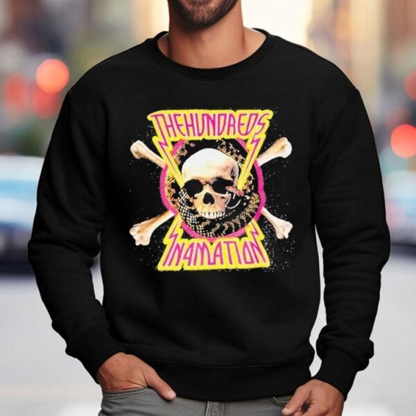 The Hundreds X In4mation Skull Shirt