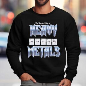 The Periodic Table Of Heavy Metals Sweatshirt
