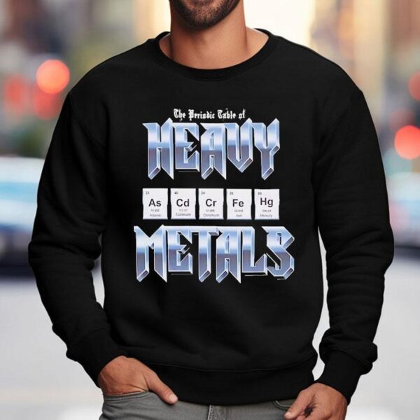The Periodic Table Of Heavy Metals Shirt