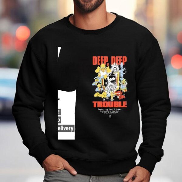 The Simpsons Deep Deep Trouble Featuring Bart Homer Shirt