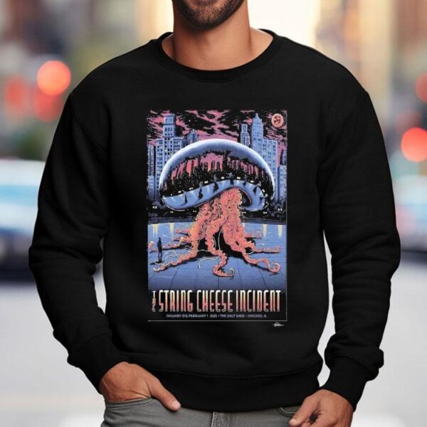 The String Cheese Incident Jan 31, 2025 The Salt Shed, Chicago Il Event Shirt