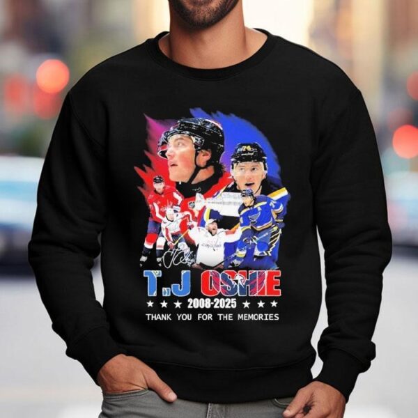 Tj Oshie 2009 2025 Thank You For The Memories Shirt