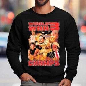 Trump Elon Musk Contra Michael Tyson World War Champions Sweatshirt