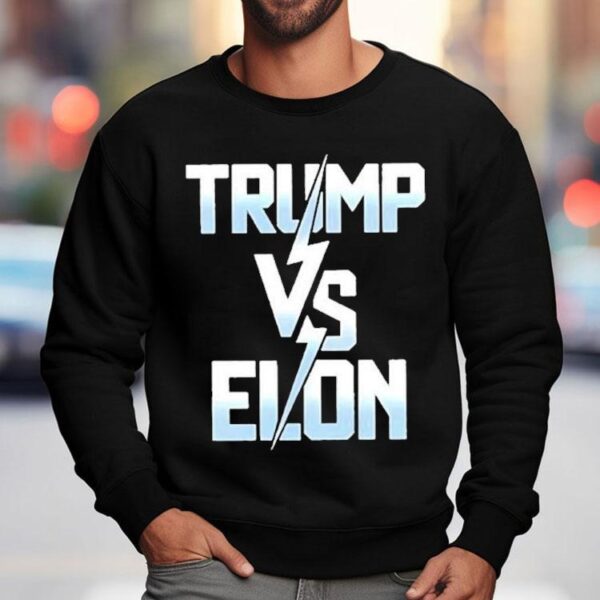 Trump Vs Elon Musk Typography Shirt