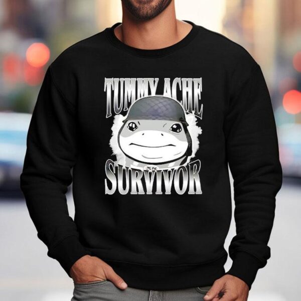 Tummy Ache Survivor Jeff The Land Shark Helmet Meme Shirt
