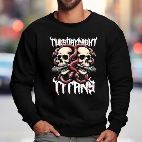 Two Skulls Tuesday Night Titans Shirt
