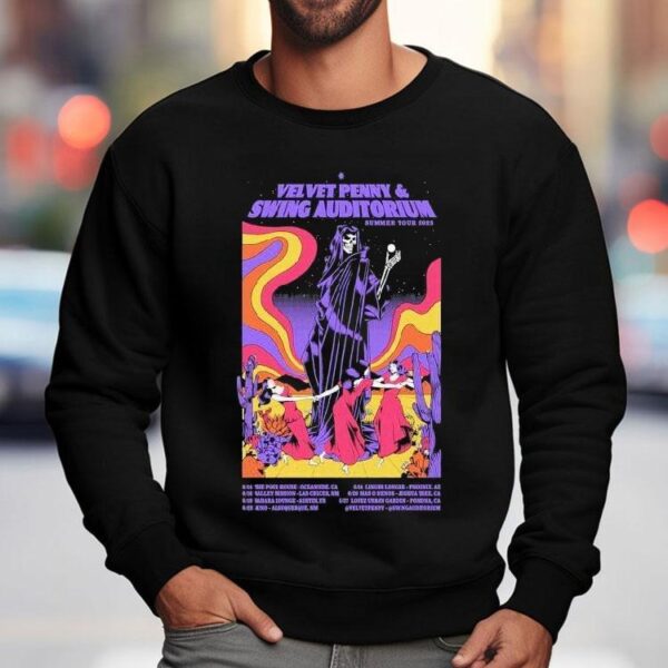 Velvet Penny Swing Auditorium Summer Tour 2025 Dates Shirt