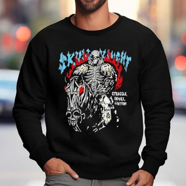 Warren Lotas Struggle Endure Contend Skull Knight Shirt