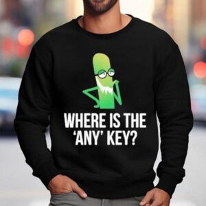 Where Is The Any Key With Character Sweatshirt