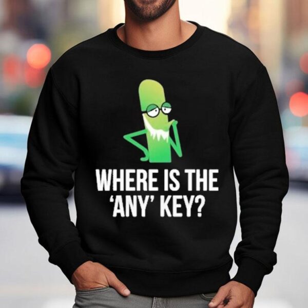 Where Is The Any Key With Character Shirt