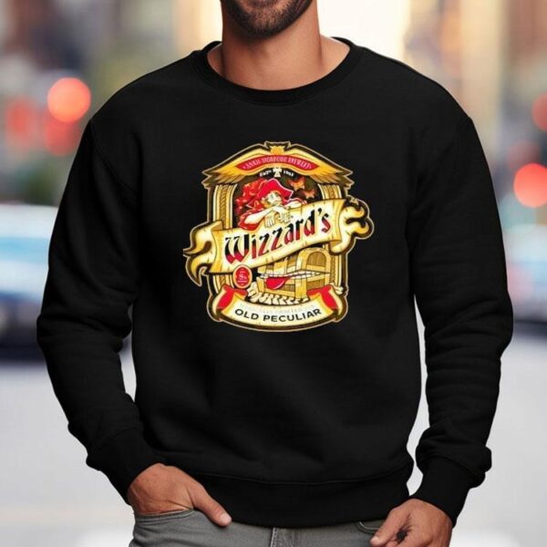 Wizzards Old Peculiar Magically Crafted Ale Logo Shirt