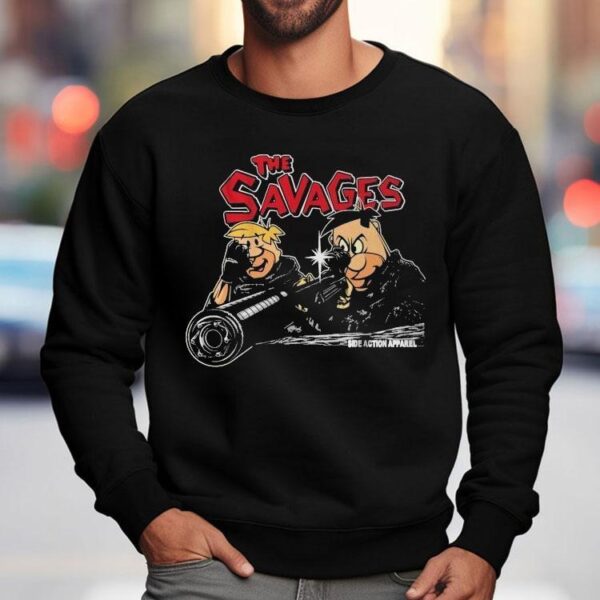 Yabba Dabba Doo The Savages Side Action Shirt