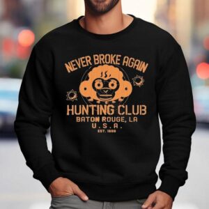 Youngboy Never Broke Again Hunting Club Baton Rouge La Usa Monkey Est Sweatshirt