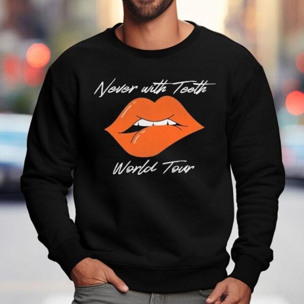 Zack Peter Never With Th World Tour 2025 Lip Shirt
