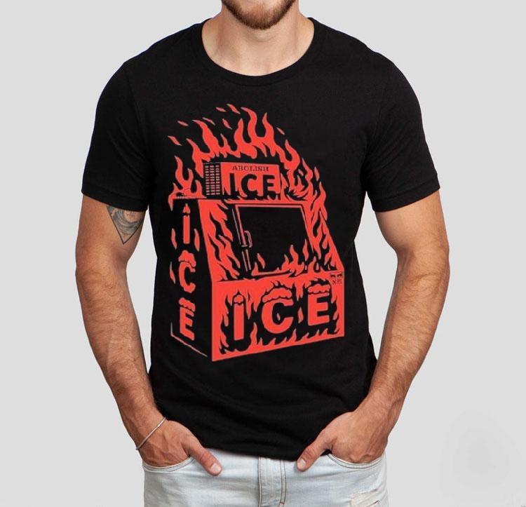 Abolish Ice Flames Shirt 4 Abolish Ice Flames Tshirt