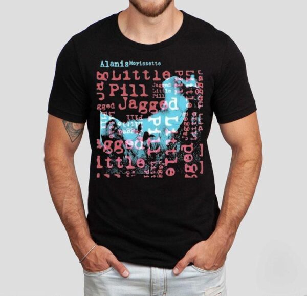 Alanis Morissette Jagged Little Pill Portrait Text Shirt