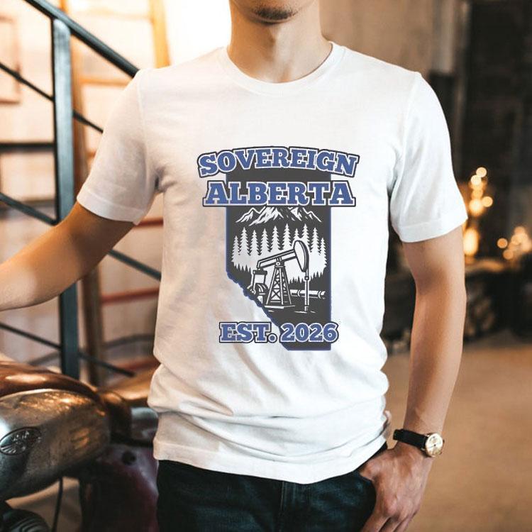 Alberta Unchained Sovereign In 26 Blue Edition Political New Shirt 2 Alberta Unchained Sovereign In Blue Edition Political New Tshirt