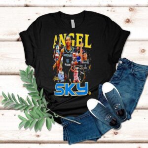 Angel Reese Chicago Sky Basketball Signature Graphic Shirt