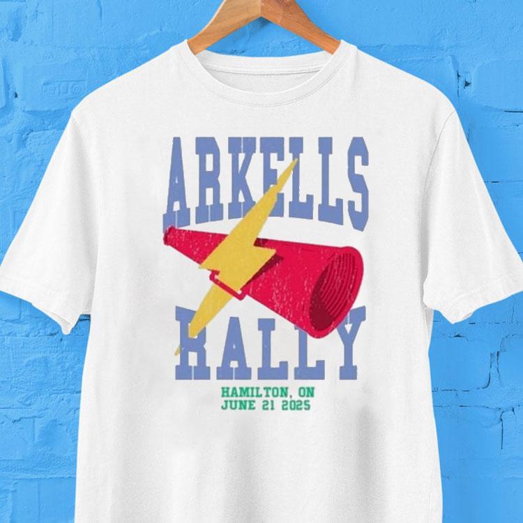 Arkells The Rally Hamilton On June 21 2025 Event Bolt Shirt 2 Arkells The Rally Hamilton On June Event Bol Tshirt