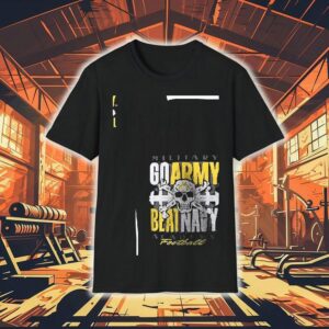 Army Black Knights Skull Beat Football Tshirt