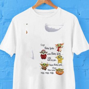 Baby Yoda Soft Baby Yoda Warm Baby Yoda Little Ball Of Fun Happy Baby Yoda Shirt