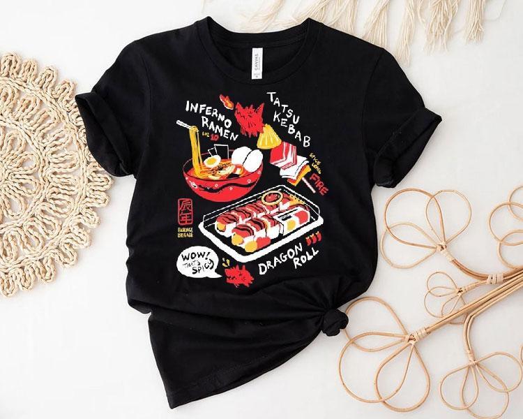 Bandage Brigade Dragon Roll Hot Spicy Shirt 4 Bandage Brigade Dragon Roll Hot Spicy Tshirt