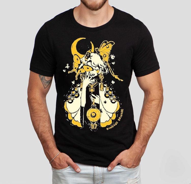 Bandage Brigade Lunar Moth Shirt 4 Bandage Brigade Lunar Moth Tshirt