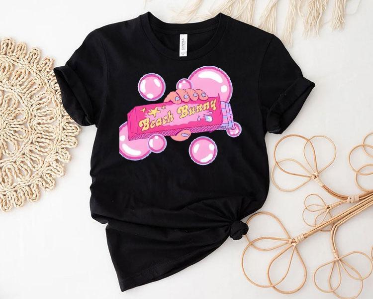 Beach Bunny Bubble Gum Pink Shirt 4 Beach Bunny Bubble Gum Pink Tshirt
