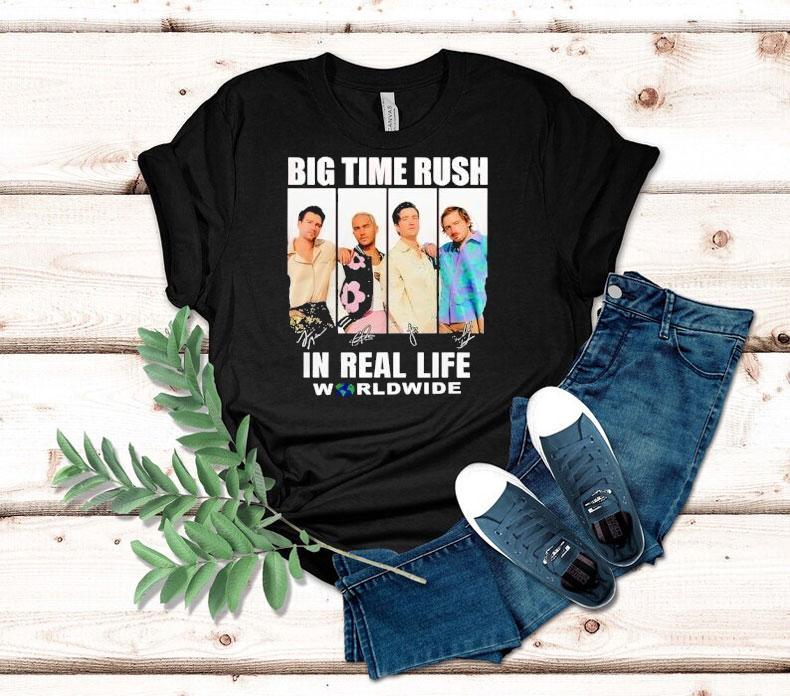Big Time Rush X In Real Life Worldwide Signature Shirt 4 Big Time Rush X In Real Life Worldwide Signature Tshirt