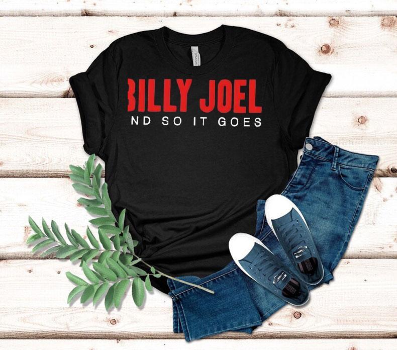 Billy Joel And So It Goes Title Shirt 4 Billy Joel And So It Goes Title Tshirt