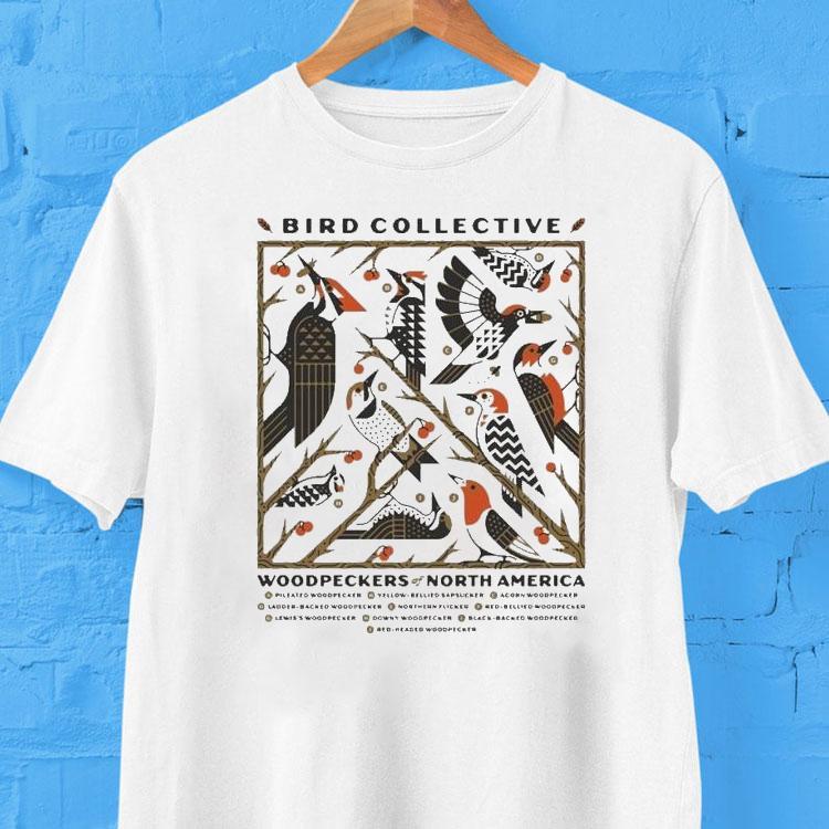 Bird Collective Woodpeckers Of North America Shirt 2 Bird Collective Woodpeckers Of North America Tshirt