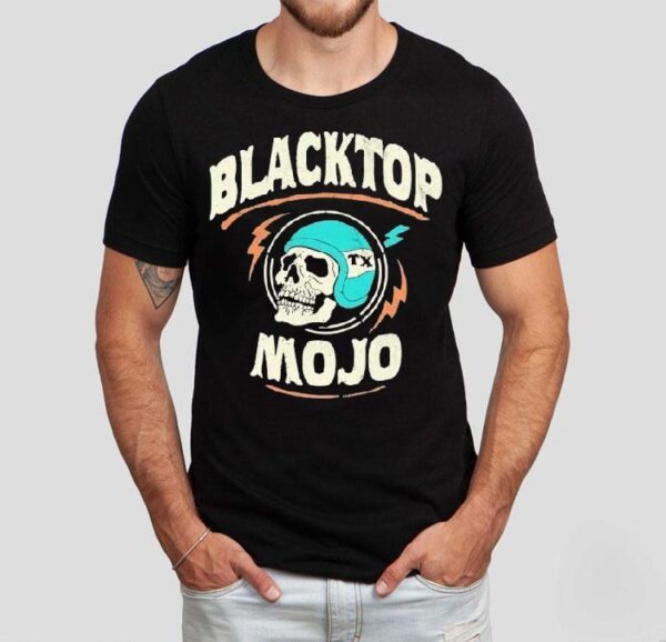 Blacktop Mojo Born To Be Mojo Skull Shirt