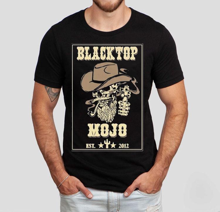 Blacktop Mojo Western Mojo Est 2012 Skull Cowboy Shirt 4 Blacktop Mojo Western Mojo Est Skull Cowboy Tshirt